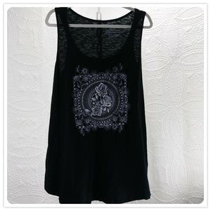 Torrid Black Rose Tank